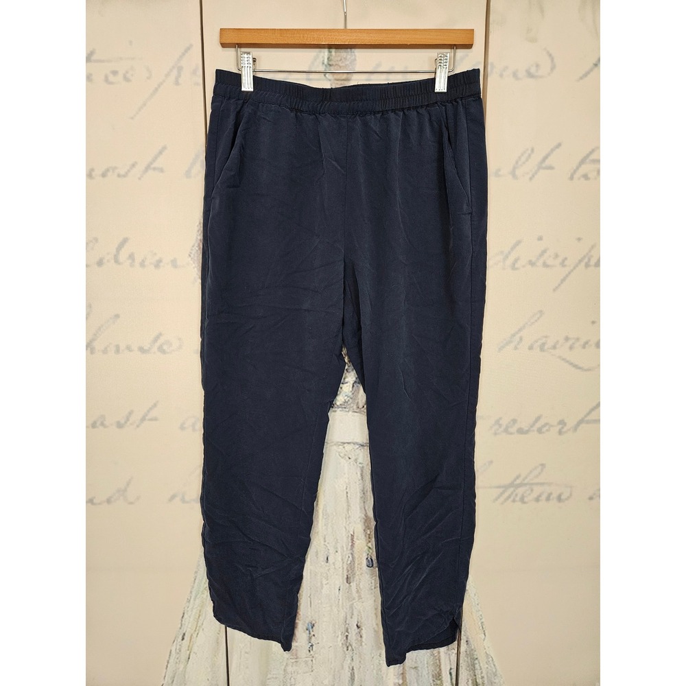 Marine Layer Allison Navy Blue Modal Blend Elastic Waist Pants Medium
